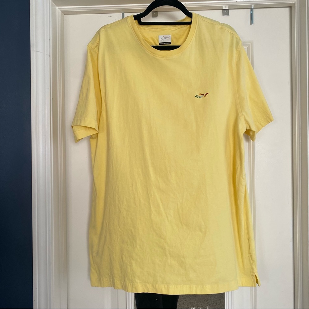 Greg Norman Short Sleeve Tee Yellow